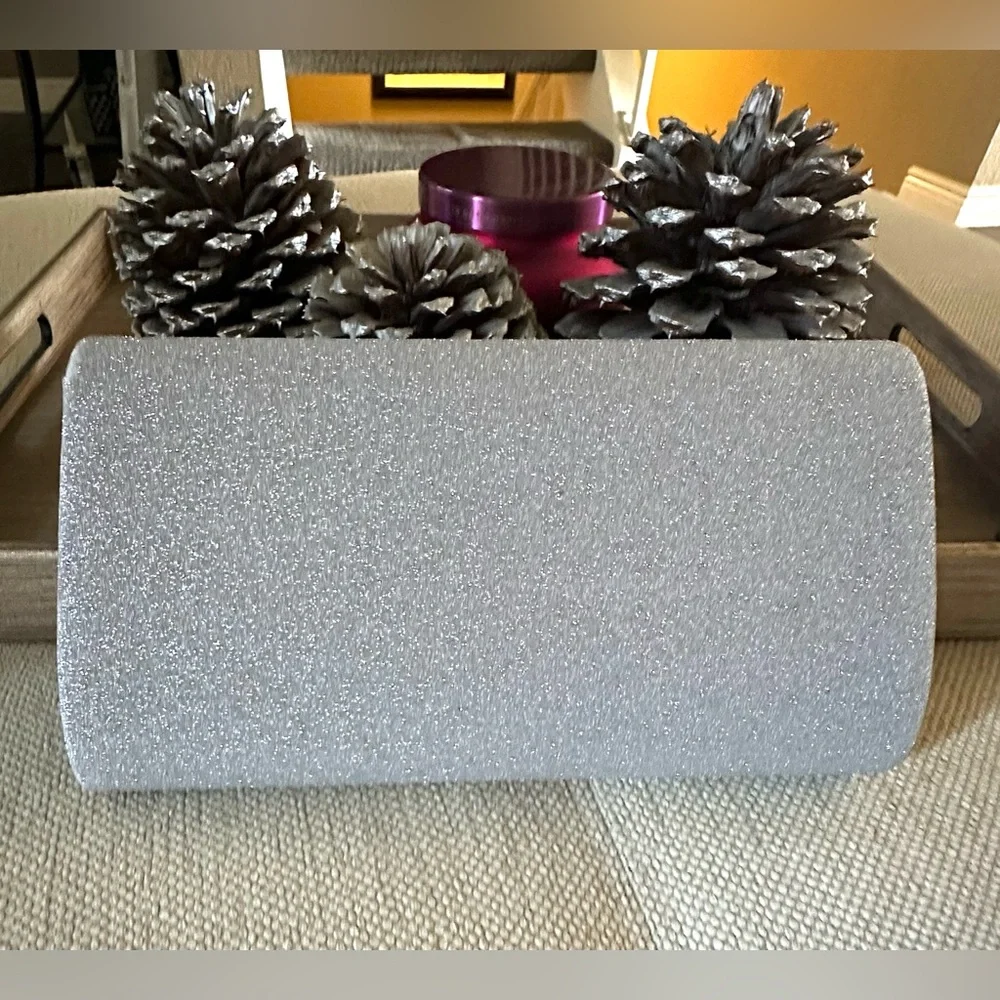 Silver Clutch/ Envelope Bag‎